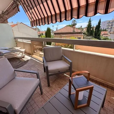 Nouveau ! A 200m Des Plages Grand Baigne De Lumiere, Tres Grande Terrasse Confort Apartmán Juan-les-Pins